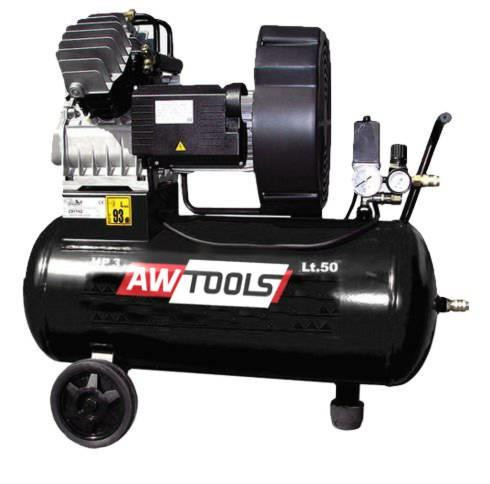 Olajos dugattyús kompresszor, kéthengeres, ZVA- 24L V, 24 L-es tartály, 370L/min, AWTOOLS