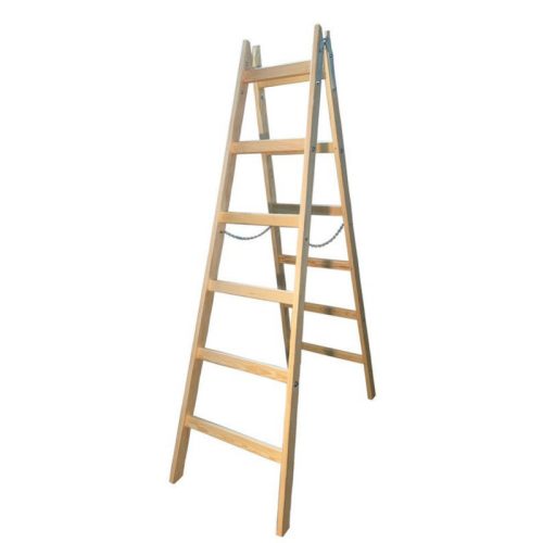Kétágú falétra 2 x 6 fok, AWTOOLS
