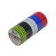 Szigetelő szalag, több szín 19 mm x 20 m 10 db-os szett, AWTOOLS