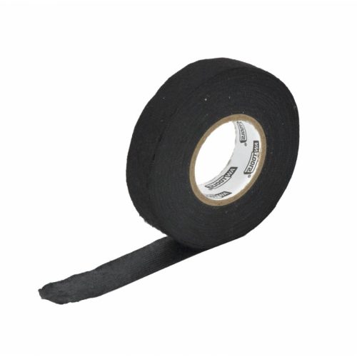 Textil szigetelő szalag, fekete 19 mm x 15 m, AWTOOLS