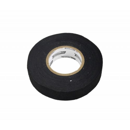 Textil szigetelő szalag, fekete 19 mm x 15 m, AWTOOLS