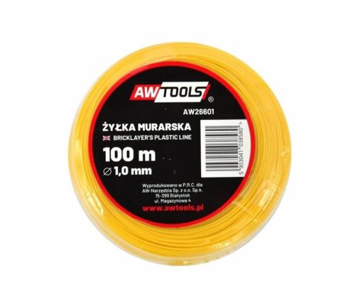KŐMŰVES ZSINÓR, SÁRGA, 100m, AWTOOLS