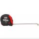 Mérőszalag 2 stoppos, piros-fekete 10m ABS TPR, AWTOOLS