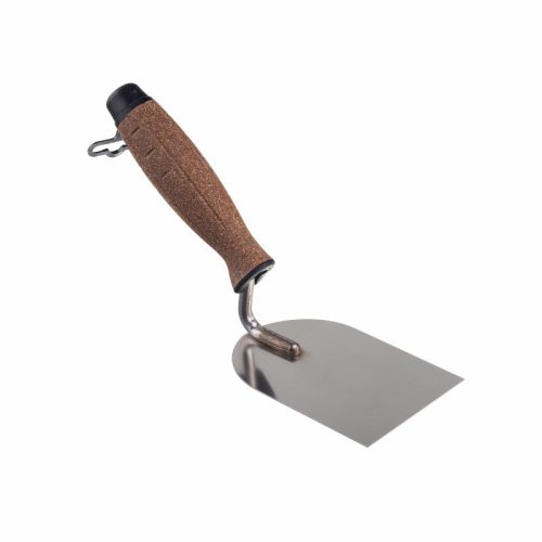 Rozsdamentes acél művész spatula 80mm parafa fogantyúval, AWTOOLS