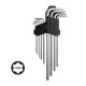TORXKULCS-KÉSZLET,  9 DARABOS, T10-T50, HOSSZÚ SZÁRÚ, AWTOOLS