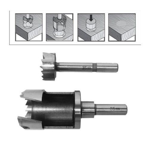 Hengeres körkivágó, Forstner fúró 25 mm (fúrókorona/lyukfűrész), AWTOOLS