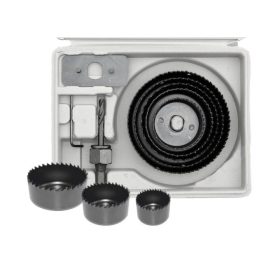   Körkivágó szett 50 - 100 mm, 8 db (fúrókorona/lyukfűrész), AWTOOLS