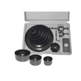   Körkivágó szett 19 - 127 mm, 16 db (fúrókorona/lyukfűrész), AWTOOLS