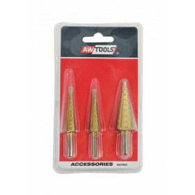 HSS-TiN lépcsős fúrószár 4-32 mm, AWTOOLS