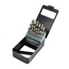 HSS-G fémfúrószár 25 db-os szett 1 - 13 mm, AWTOOLS