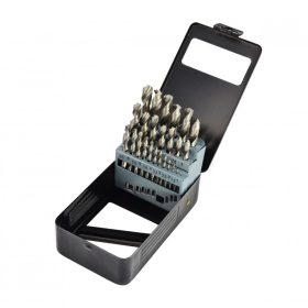 HSS-G fémfúrószár 25 db-os szett 1 - 13 mm, AWTOOLS