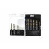 Premium hengeres fémfúrószár 19 db-os szett 1 - 10 mm, AWTOOLS