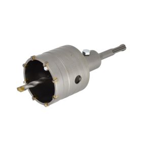   SDS+ körkivágó betonhoz 80 x 100 mm (fúrókorona/lyukfűrész), AWTOOLS