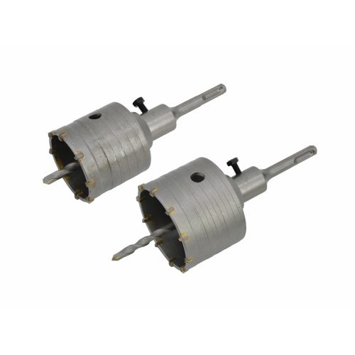 SDS+ körkivágó betonhoz 65-80 x 100 mm (fúrókorona/lyukfűrész), AWTOOLS