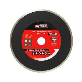   Folytonos vágóélű gyémánt vágókorong 250 x 25,4 / 22,2 mm, AWTOOLS