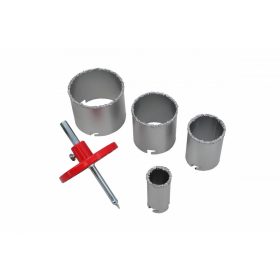   Wolfram körkivágó 33 - 83 mm 6 db-os szett (fúrókorona/lyukfűrész), AWTOOLS