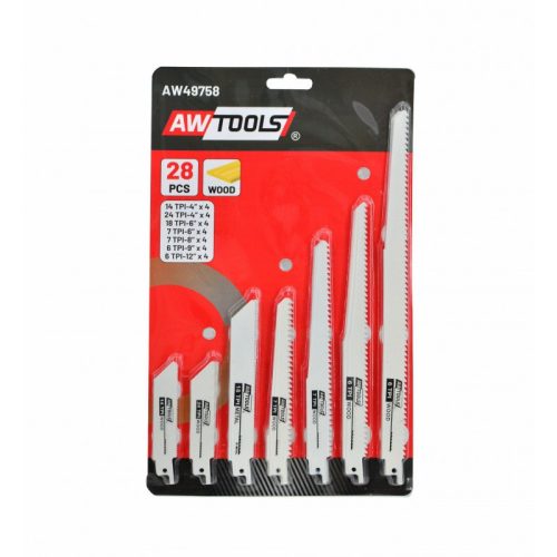 Univerzális orrfűrészlap 28 db-os szett, AWTOOLS