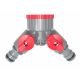 Kétágú csapcsatlakozó szűkítővel 25 db-os szett, 1/2" - 3/4", AWTOOLS