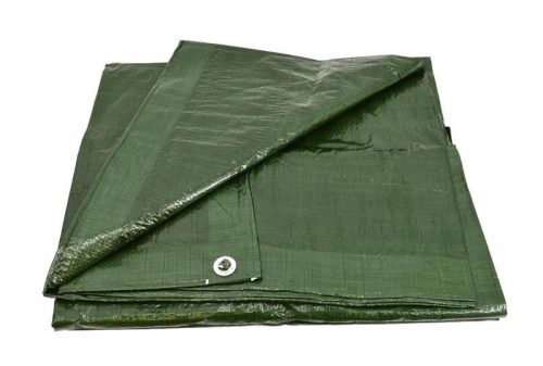 Takaróponyva, zöld 90 g/m2, 6 m x 8 m, AWTOOLS