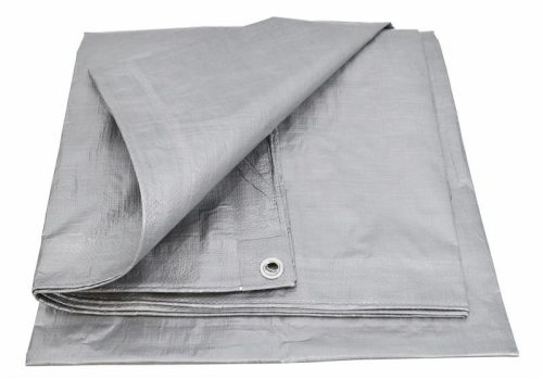 Takaróponyva, ezüst 120 g/m2, 6 m x 8 m, AWTOOLS