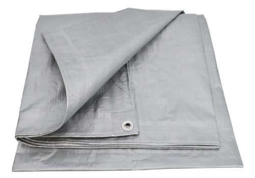 Takaróponyva, ezüst 120 g/m2, 6 m x 12 m, AWTOOLS