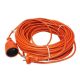 SZIGETELT HOSSZABBÍTÓ, NARANCS, 40 M,KÜLTÉRI/ 2x1,0mm / 6A / 230V / 1500W, AWTOOLS