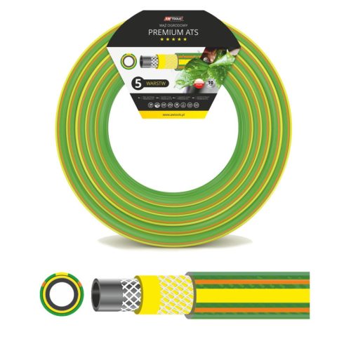 Premium ATS Kerti locsoló tömlő 1/2", 25 M, AWTOOLS