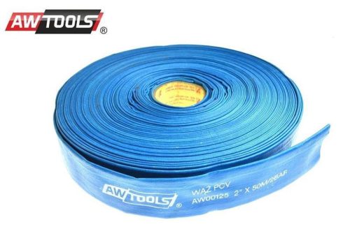 Laposra tekerhető víztömlő 2", 50 m, AWTOOLS