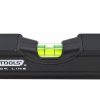 VÍZMÉRTÉK MARKOLATTAL, MÁGNESES, FEKETE, 100cm, AWTOOLS BLACK LINE