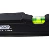 VÍZMÉRTÉK MARKOLATTAL, MÁGNESES, FEKETE, 100cm, AWTOOLS BLACK LINE