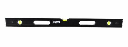 VÍZMÉRTÉK MARKOLATTAL, MÁGNESES, FEKETE, 120cm, AWTOOLS BLACK LINE