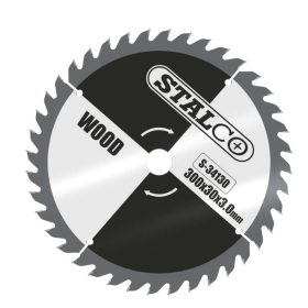   KEMÉNYFÉM KÖRFŰRÉSZLAP D= 250x30x2,8 MM, FOG:48, MAX: 6100 RPM STALCO