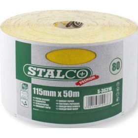   CSÍSZOLÓ PAPÍR TEKERCSBEN, 155MM SZÉLES, 50M HOSSZÚ , G240, STALCO PREMIUM
