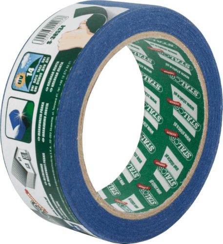 Maszkoló szalag 30 mm x 25 m, kék STALCO PREMIUM