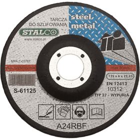   Csiszoló tárcsa Fémhez D=230x6,0 x 22,23 mm STALCO PREMIUM