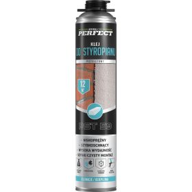   Ragasztóhab hőszigeteléshez, pisztolyos, 750ml, PST 59, STALCO PERFECT