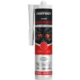   Hőálló szilikon, 300°C, acetát, piros, 280ml, SWO 82, STALCO PERFECT