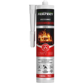   SILIKON NEUTRALNY WYSOKOTEMPERATUROWY 1200 °C 280 ML (STALCO PERFECT) S-64785