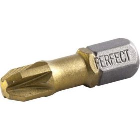 Bitfej titán 1/4"(PZ) Pz2 , 25 mm, STALCO POWERMAX