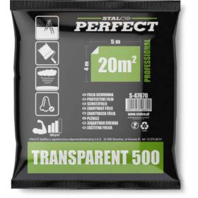   Festőfólia extra erős 4 x 5 m , LDPE , 500 g , extra erős (STALCO PERFECT)