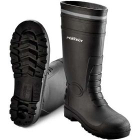   Munkavédelmi gumicsizma, KULLER BLACK, fekete, S5 SRA, 41, STALCO PERFECT