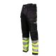 Munkavédelmi derekas nadrág, fekete, L, DURA TWILL X, STALCO PERFECT POWERMAX