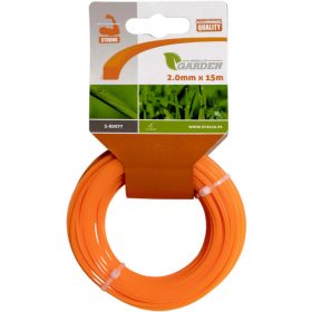   Fünyiró damil szögletes 2,0mm x 15m , szögletes STALCO GARDEN