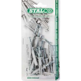   Beütődűbel karimás Tipli:D=6x60mm, köröm: D=3,8x64mm, 15 db STALCO