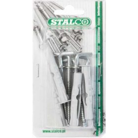   Univerzális tipli egyenes kampóval Sze fúrás: D=8mm, horog: D=4,5x65mm, 5 db STALCO
