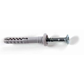   Tok-Keret rögzítő müanyag PP dűbel csavarral külső méret: D=6x40mm , csavar méret: D=3,8x44mm STALCO
