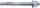 Alapcsavar 12x80, anyával és alátéttel, galvanizált, STALCO