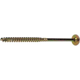   Laposfejű faszerkezet építő csavar, horganyzott sárga, TORX 8x200 mm, 50 db/cs, STALCO PREMIUM